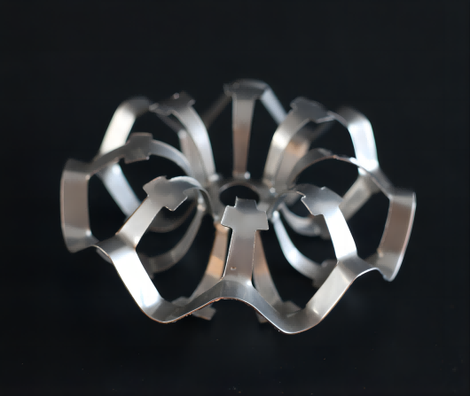 metal teller rosette ring tower packing 